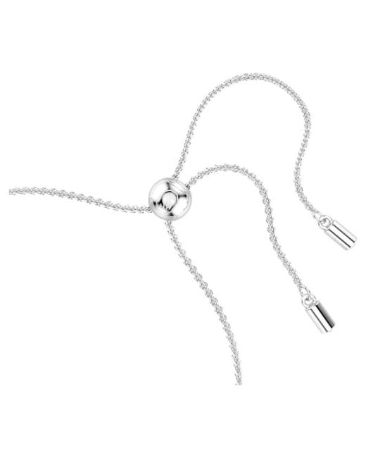 Swarovski White Rhodium Plated Snowflake Magic Bracelet for men