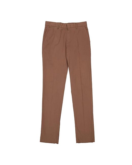 Zegna Brown Classic Long Formal Trousers, Brand Size 54 Us for men