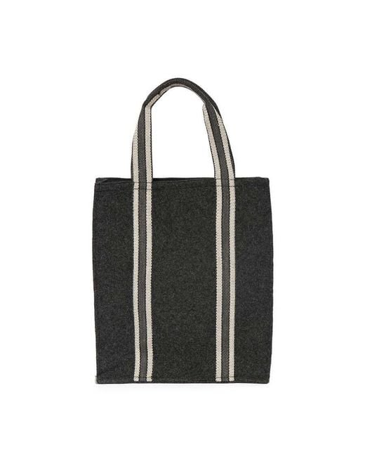 Isabel Marant Black Aruba Puebla Logo Patch Tote Bag