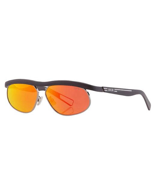 Dior Yellow Oval Sunglasses Dm40057u 02g 60 for men
