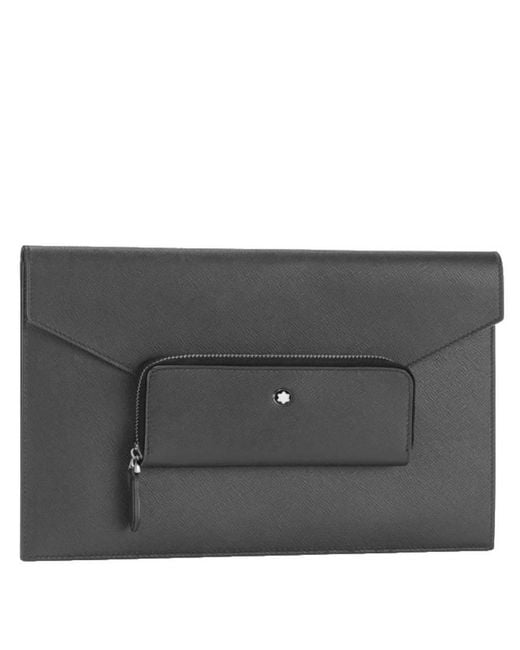 Montblanc Black Sartorial Envelope Pouch for men
