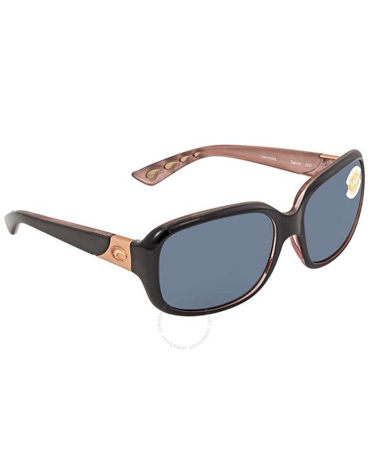 Costa Del Mar Blue Gannet Grey Polarized Polycarbonate Sunglasses Gnt 132 Ogp 58