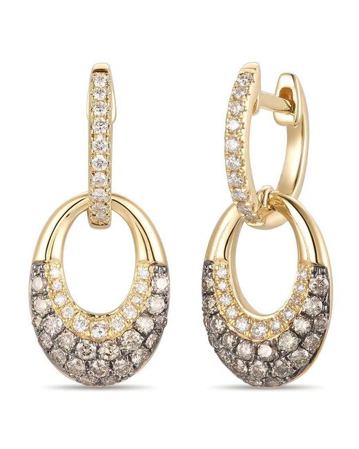 Le Vian Metallic Ladies Chocolate & Honey Earrings Set
