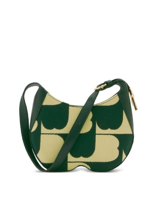 Burberry Green Ivy Ladies Small Chess Shoulder Bag