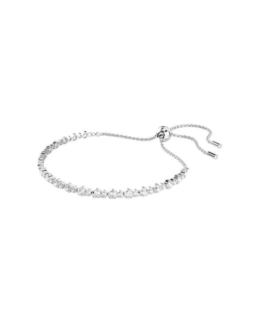 Swarovski Metallic Matrix Tennis Bracelet, Size Medium for men