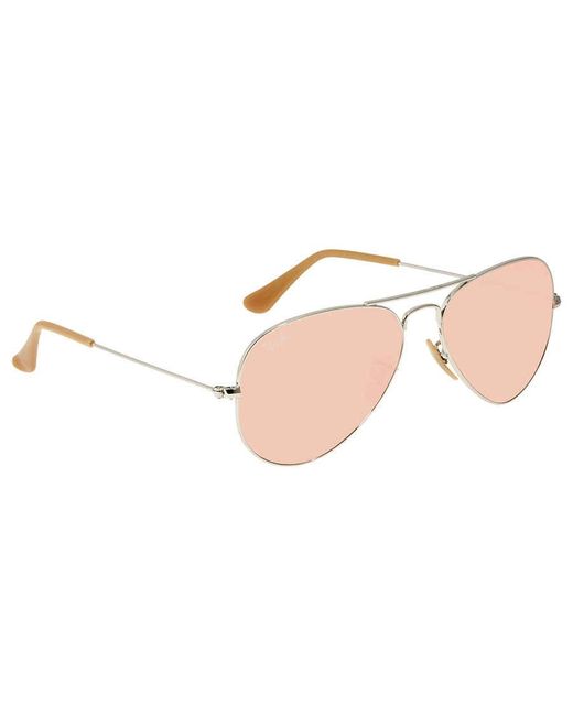 Ray-Ban Rayban Aviator Evolve  Pink Photocromic Sunglasses  9065v755