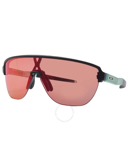 Oakley Corridor Prizm Trail Torch Red Shield Sunglasses Oo9248 924807 42 for men