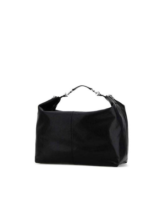 Gucci Leather Shopping Bag Blackvrv Borse A Mano for men