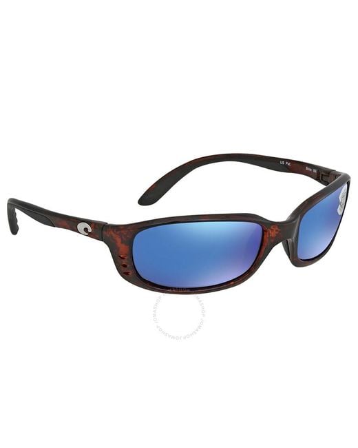 Costa Del Mar Brine Blue Mirror Polarized Glass Sunglasses Br 10 Obmglp 59 for men