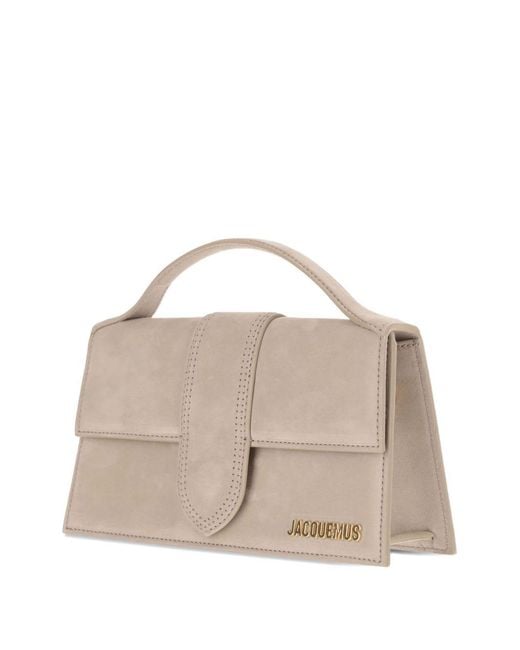 Jacquemus Natural Le Grand Bambino Leather Handbag for men