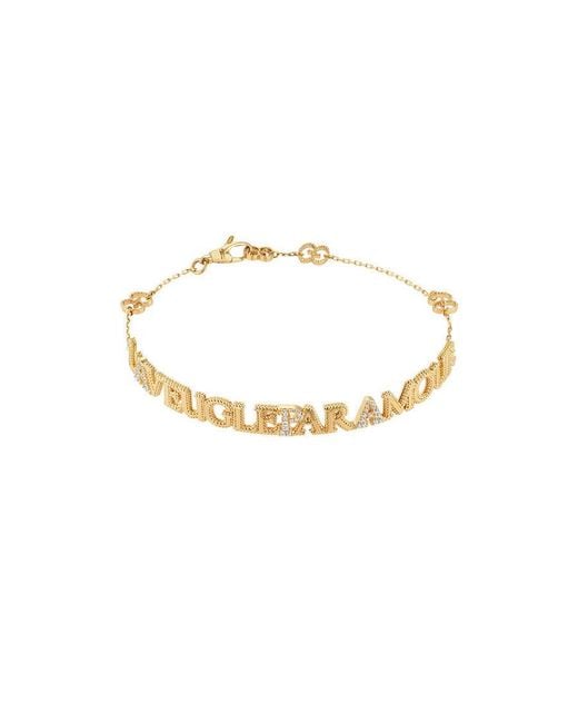 Gucci Metallic Laveugle Par Amour Bracelet