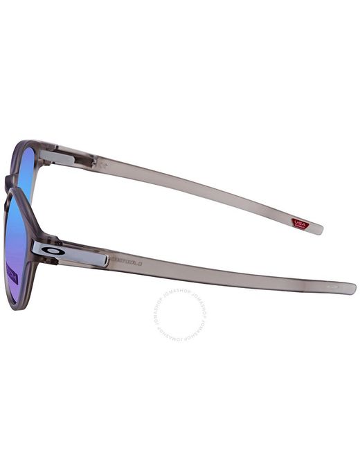 Oakley Blue Latch Prizm Sapphire Polarized Round Sunglasses Oo9265 9262