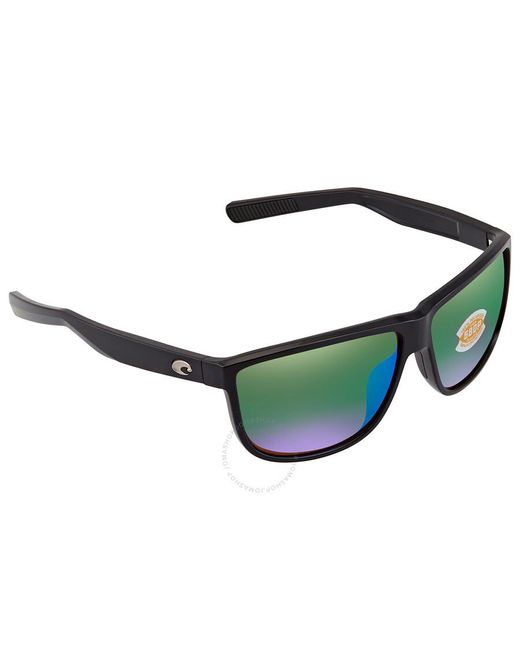 Costa Del Mar Rincondo Green Mirror Polarized Polycarbonate Sunglasses 6s9010 901002 61 for men