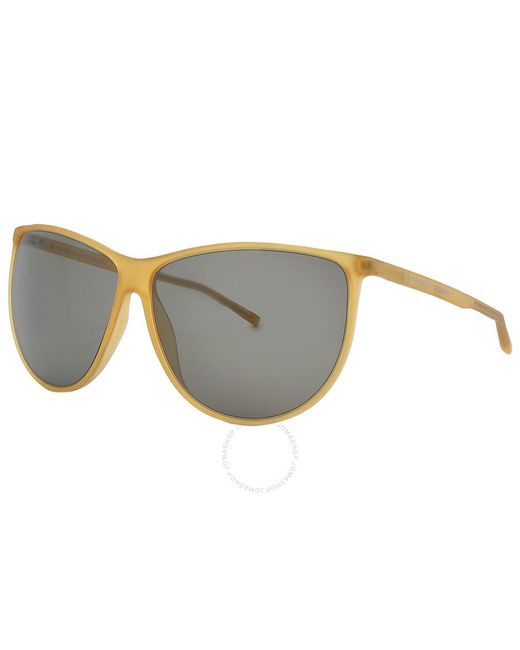 Porsche Design Gray Brown Square Sunglasses P8601 C 61