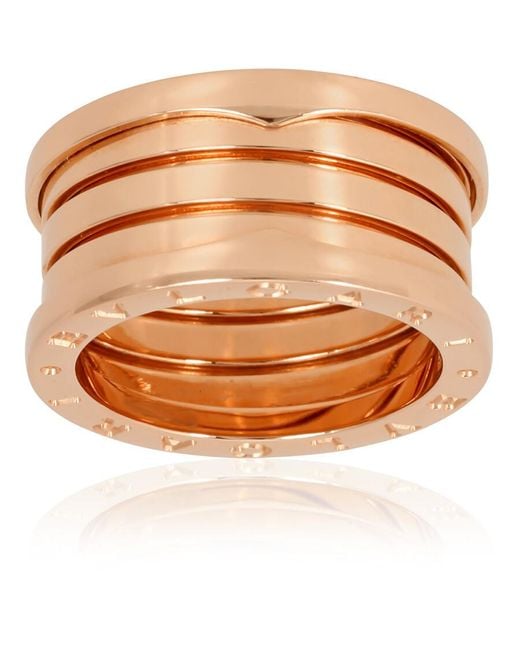 BVLGARI Natural B.Zero1 18K 4-Band Ring, Brand (Us Size 6.25)