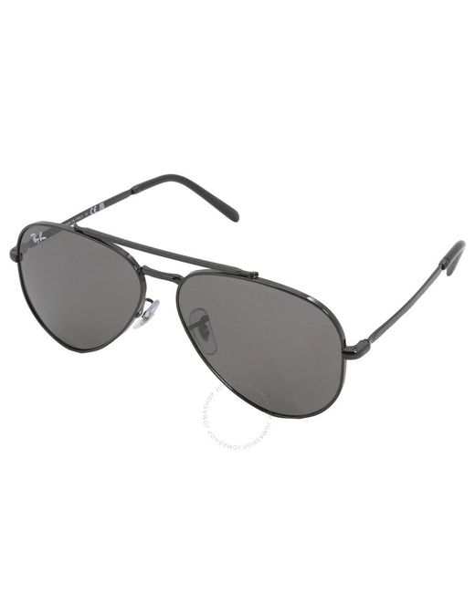 Ray-Ban New Aviator Dark Gray Sunglasses Rb3625 002/b1 58