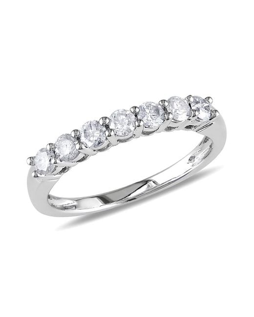 Amour Metallic 1/2 Ct Tw Diamond Anniversary Band for men