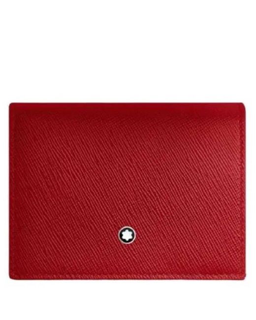 Montblanc Red Sartorial Nano Continental Wallet for men