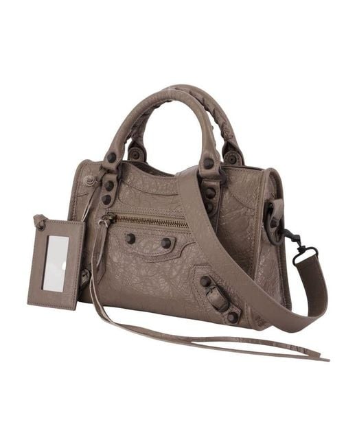 Balenciaga Brown Top Handle Bag