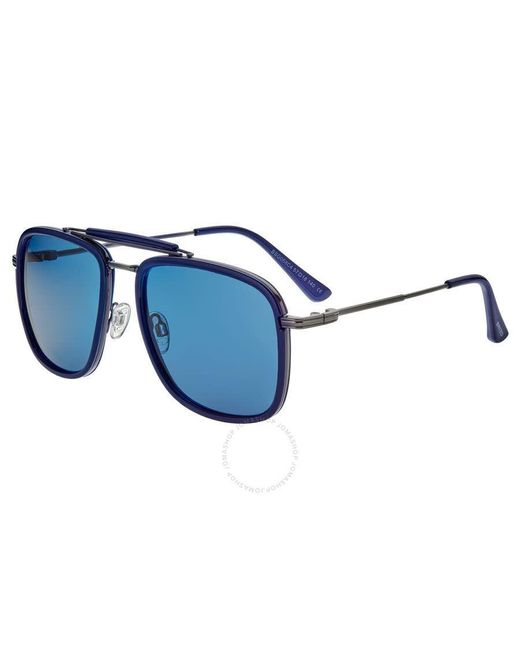 Breed Blue Pilot Sunglasses Bsg068c4 for men