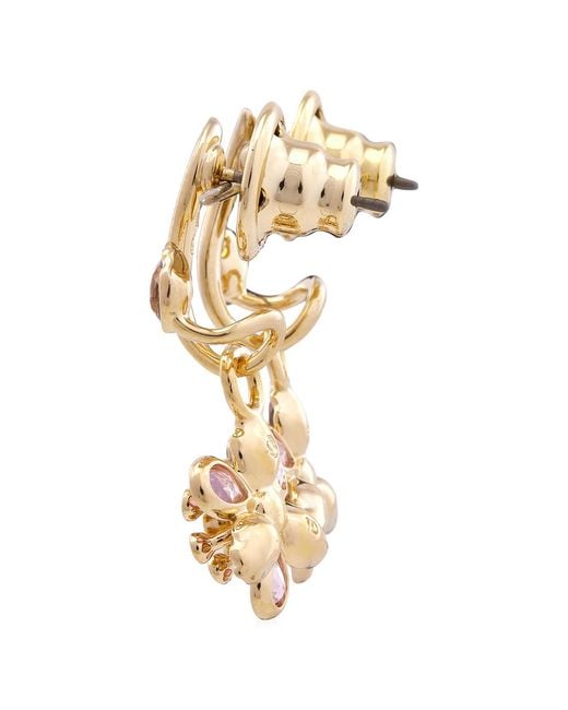 Swarovski Metallic Idyllia Mixed Cuts Set Of 3 Earrings