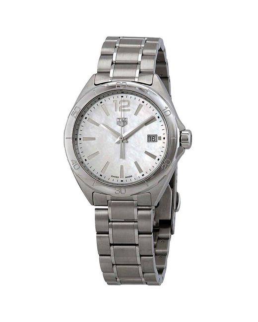 Tag heuer mother of pearl ladies clearance