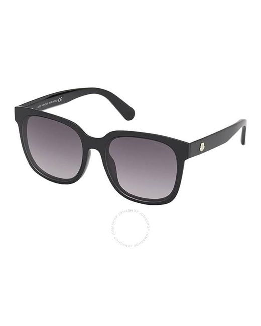 Moncler Black Gradient Smoke Square Sunglasses Ml0198-f 01b 57