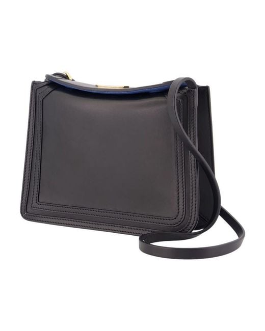 Lanvin Black Compagnon Crossbody Bag