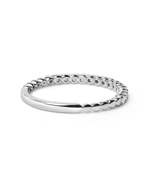 Haus of Brilliance Metallic 14K 1/4 Cttw Round Diamond Prong Set Wedding Band