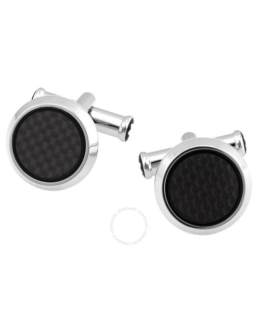 Montblanc Black Extreme 2.0 Stainless Steel Cufflink for men