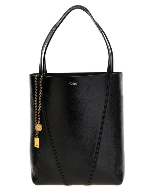 Chloé Black Chloã 'Chloã Spin' Shoulder Bag