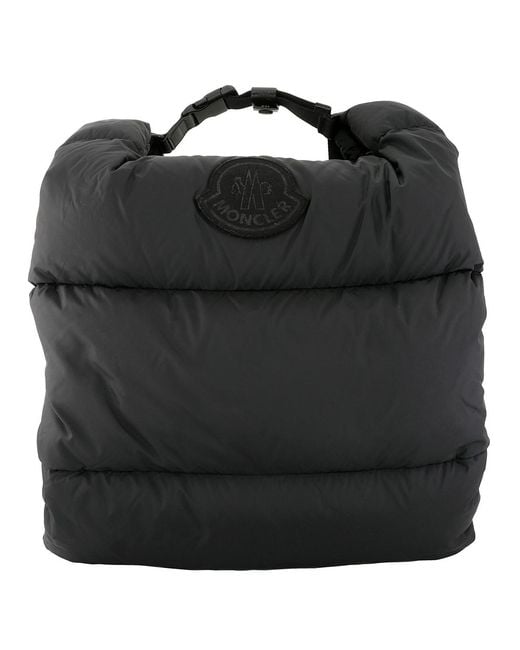 Moncler Black Legere Nylon Backpack for men