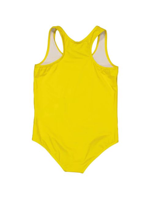Moschino Yellow Girls Teddy Bear Print 1-piece Swimsuit