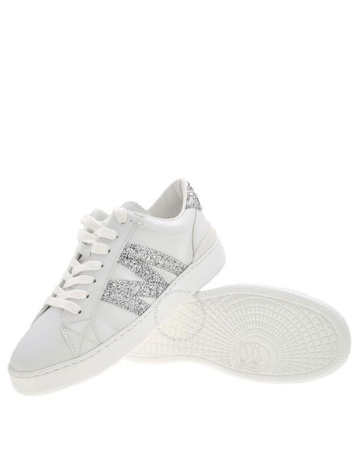 Moncler Gray Monaco M Low-Top Sneakers, Brand Size 40 Us