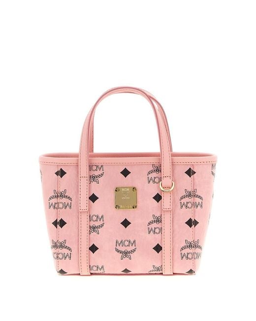 MCM Pink Toni X-Mini Shopping Bag