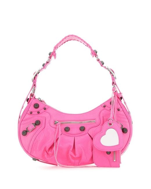 Balenciaga Pink Le Cagole Cross-Body Bag for men
