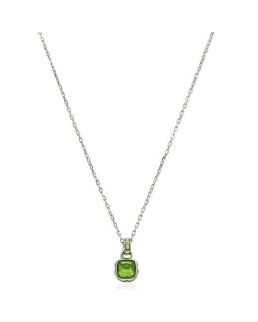 Swarovski Metallic Birthstone Pendant August Pendant Rhodium Shiny