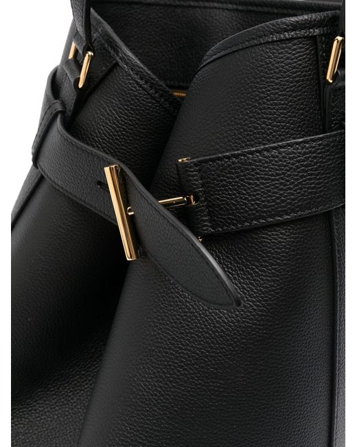 Tom Ford Black Mini Bucket Drawstring Handbag
