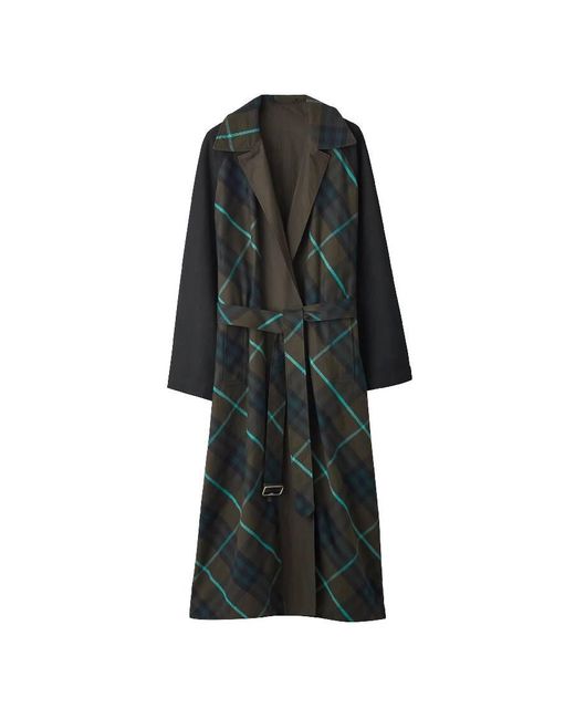 Burberry Black Short Reversible Bradford Car Coat, Brand Size 52 Us for men