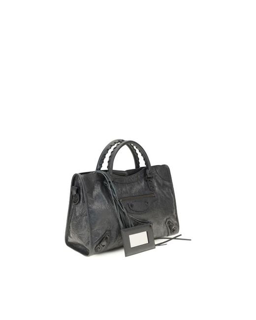 Balenciaga Gray Le City Shoulder Bag