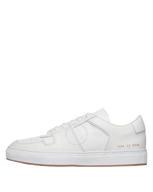 Common Projects White Decades Low-Top Sneakers, Brand Size 40 Us for men