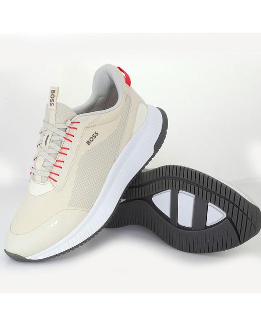 Boss Natural Ttnm Lightweight Evo Trainers, Brand Size 42 Us for men