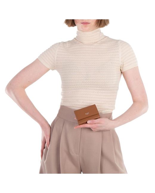 Jimmy Choo Brown Howick Leather Key Holder for men