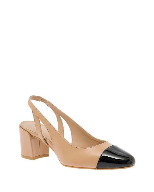 Stuart Weitzman Natural Sleek 50 Slingback Pumps, Brand Size 38 Us