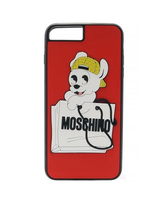 Moschino Red Ladies Betty Boop Pudgy Iphone Case