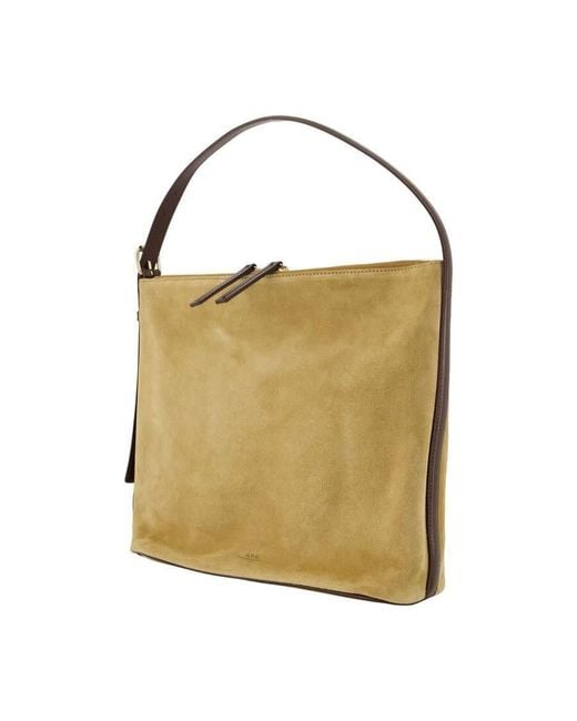 A.P.C. Multicolor Vera Shoulder Bag Khaki