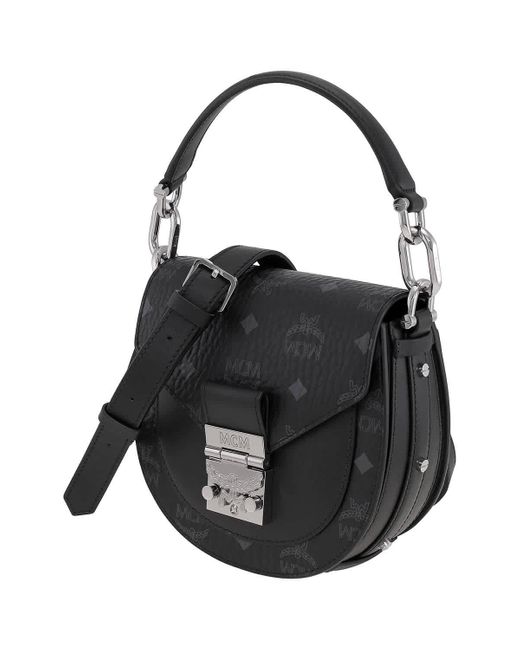 MCM Black Patricia Mini Crsbody Bag