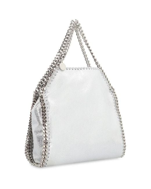 Stella McCartney White Mini Falabella Tote Bag