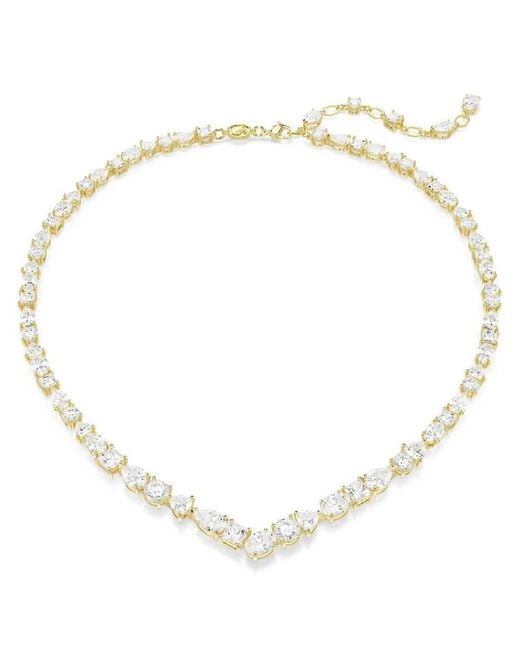 Swarovski Metallic Mesmera-Tone Crystal Necklace