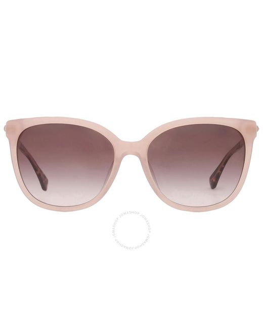 Kate Spade Pink Brown Gradient Cat Eye Sunglasses Britton/g/s 035j/ha 55